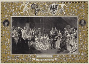 Matrimonio della Principessa Reale con il Principe Federico Guglielmo di Prussia, nella Cappella Reale, St James